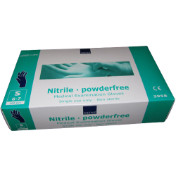 Engangshandske, nitril, pudderfri og usterile - 100 stk.